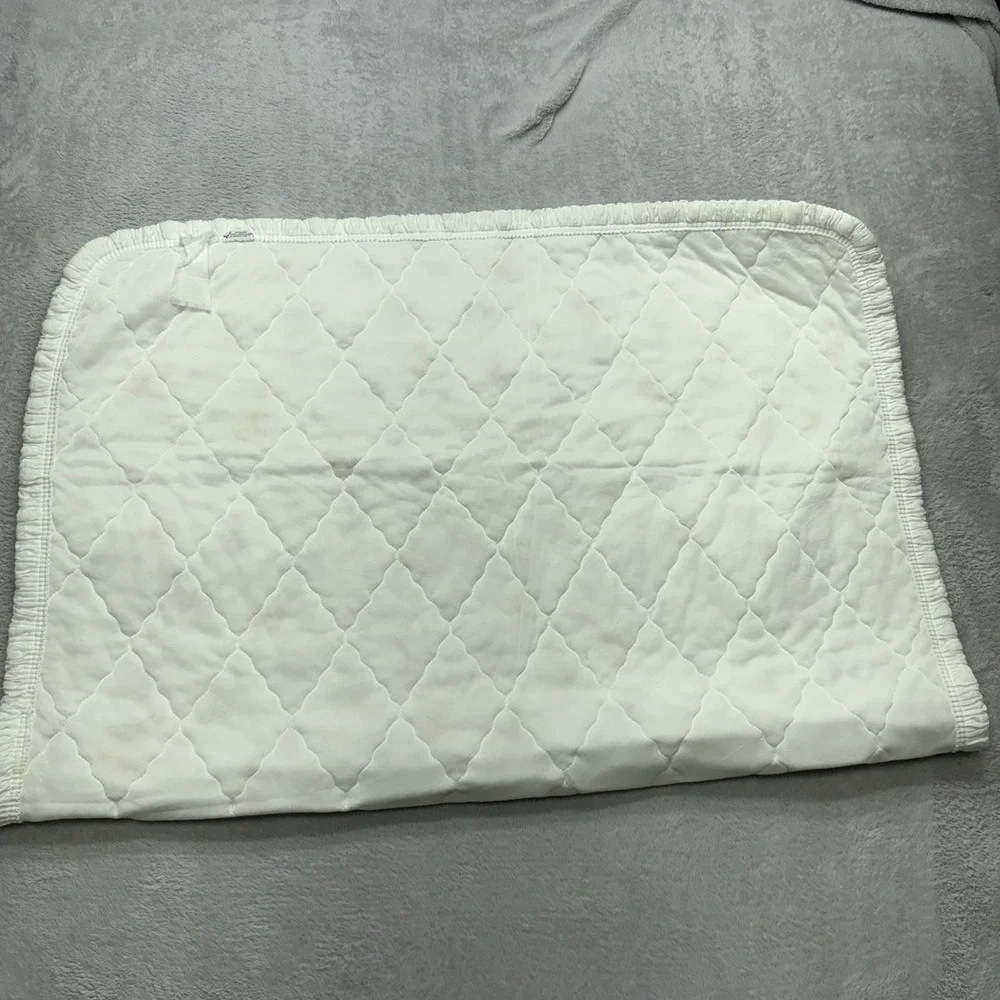 Sears Vintage Winnie the Pooh Baby Crib Quilt Blanket White Ruffles Tigger